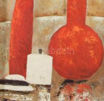 Virágcsendélet dekoratív falidísz, 30x18 cm