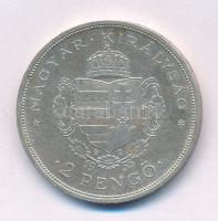1935. 2P Ag "Rákóczi" T:AU patina
Adamo P7.2