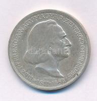 1936. 2P Ag "Liszt" T:AU,XF patina
Adamo P7.3
