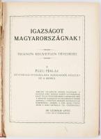 1928 Igazságot Magyarországnak! Trianon kegyetlen tévedései. A Pesti Hírlap ötvenéves fennállása alk...