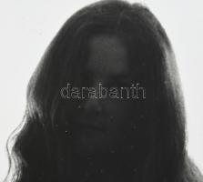 1972 Czakó László (?-?) pécsi fotóművész alkotása (Diagonál) 1 db nagyméretű, feliratozott és pecsét...