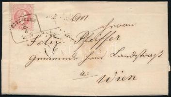 1867 5kr levélen / on cover "OEDENBURG"