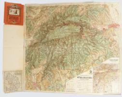 1931 Bükk hegység télisport térképe, Kirándulók térképe 7/a., 1 : 50.000, Bp., M. Kir. Állami Térkép...