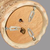 Nagyméretű zeneszerkezetes sörös korsó, vicces jelenettel, fém fedéllel, m: 31,5 cm