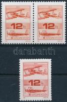 1988 Repüléstörténet 12Ft pár matt "sávozott" gumival + támpéldány (fényes gumival) (50.000)