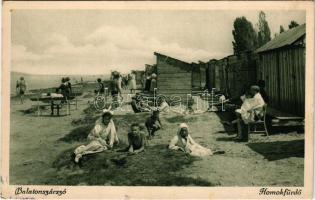 1929 Balatonszárszó, Homokfürdő, strand (EK)