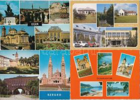 50 db MODERN magyar város képeslap / 50 modern Hungarian town postcards