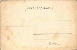 Balatonszemes, Szemes; Villatelep, nyaralók, teniszpálya teniszező hölgyekkel és urakkal. Mérei Igná...