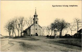 Egerfarmos, templom. Baross nyomda kiadása