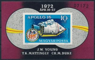 1972 Apollo-16 vágott blokk