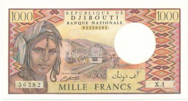 Dzsibuti 1991 (DN) 1000Fr "X.1 56282" T:UNC Djibouti 1991 (ND) 1000 Francs "X.1 56282" C:UNC Krause P#37c