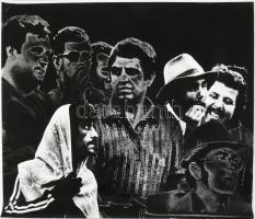 1977 Csonka Béla (1938-2018) kaposvári fotóművész felvétele (Karakterek), 1 db nagyméretű, feliratoz...