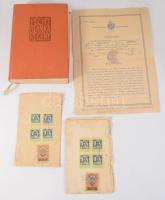 Péchy Blanka: Regény. (Önéletrajz.) A szerző, Péchy Blanka (szül. Greiner) (1894-1988) színésznő, előadóművész, író, rádiós műsorvezető, a bécsi magyar nagykövetség kulturális attaséja, a bécsi Collegium Hungaricum igazgatója által öltöztetőnője (Farkas Mária) részére dedikált példány! Bp., 1963, Magvető. Első kiadás. Kiadói egészvászon-kötés. + Farkas Mária 3 db vegyes családi okmánya