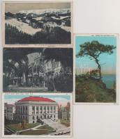 10 db RÉGI magyar és külföldi város képeslap / 10 pre-1945 Hungarian and foreign town postcards