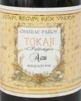 1993 Cheteau Pajzos Tokaji Aszú, 4 puttonyos, bontatlan palack, édes fehér desszertbor, 13%, 0,5l