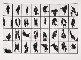 1977 E. Szabó István kazincbarcikai képző- és fotóművész alkotása (Ismertem egy öregasszonyt), 1 db ...