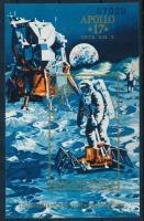 1973 Apollo-17 vágott blokk