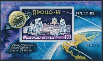 1971 Apollo-14 vágott blokk