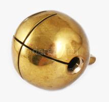 Réz csengő, h: 5 cm