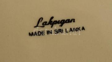 Sri Lanka-i maszkmintás bögre, jelzett, hibátlan, m: 11,5 cm