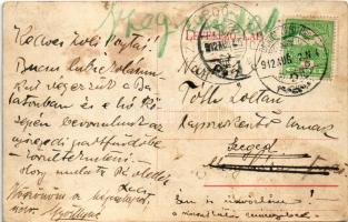 1912 Balatonfüred, Halsütés a Balaton partján (fl)