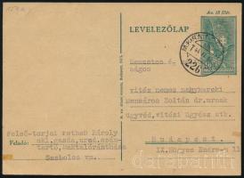 1944 Levelezőlap "M.KIR.MOZGÓPOSTA 226"