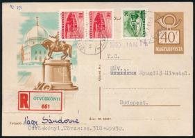 1965 Ajánlott levelezőlap "ÖTVÖSKÓNYI"