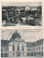 Gödöllő - 4 db RÉGI város képeslap