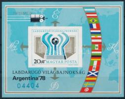 1978 Labdarúgó VB III. - Argentína vágott blokk