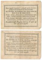 1849. 30kr "Kossuth bankó" (2x) T:F
Adamo G103