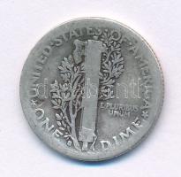 Amerikai Egyesült Államok 1916. 10c Ag "Mercury" T:VF patina
USA 1916. 10 Cents Ag "...