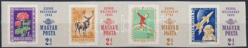 1965 Bélyegnap vágott csík