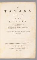 Csokonai Vitéz Mihály poétai munkái. I-IV. kötet. Kiadta Márton Jósef. [Első összkiadás.]
I. kötet:...