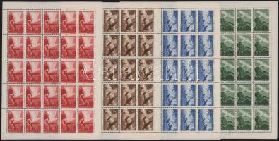 1942 Repülő alap teljes ívsor / Mi 687-690 complete sheets