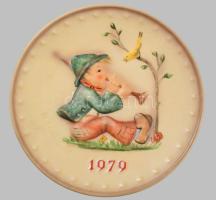 1979 Hummel dísztányér, jelzett, hibátlan, d: 19 cm