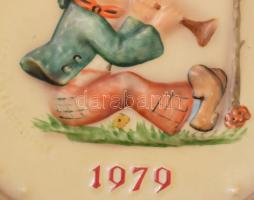 1979 Hummel dísztányér, jelzett, hibátlan, d: 19 cm