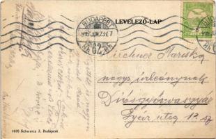 1916 Budapest XII. Zugliget, Kossuth Lajos szobra. Schwarcz J. kiadása (EB)