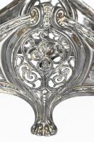 WMF szecessziós kínáló szereléke, alpakka, 49x21 cm