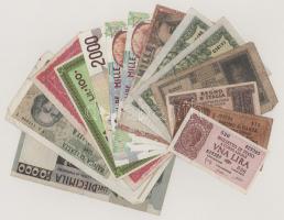 Olaszország 1914-1990. 1L-10.000L (14db) T:F-VG Italy 1914-1990. 1 Lira - 10.000 Lire (14pcs) C:F-VG