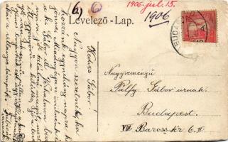 Budapest I. Vérmező és Halászbástya. S.L.B. (vágott / cut)