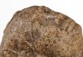 Minerál egyiptomi fej asztaldísz, m: 15 cm