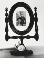 1977 Kollár István esztergomi fotóművész felvétele (Emlék), 1 db nagyméretű, feliratozott, vintage a...