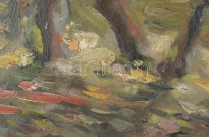 Simó Lajos (1911-1945): Hazatérés (lovaskocsi), 1943. Olaj, karton, jelezve balra lent, hátoldalán a...