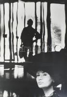 1977 Kanyó Ferenc fotóművész felvétele (Idegen házban), 1 db nagyméretű, feliratozott, vintage alkot...