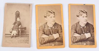 cca 1870-1945 A szentmiklósi és óvári Pongrácz családhoz fűződő fotóhagyaték, közte Pongrácz Béla (1...