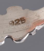 Ezüst (Ag) gyűrű, jelzett, 925 ezrelékes, m:53, 3,2g