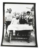 1977 Tamás József bajai fotóművész felvételei (Trilógia I-II-III.), 3 db feliratozott, vintage alkot...