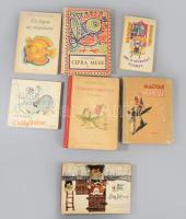 7 db mesekönyv, nagyrészt jó állapotban