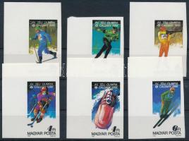 1987 Téli Olimpia (VIII.) - Calgary ívszéli vágott sor (4.000)