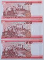 2018. 500Ft (3x) sorszámkövetők "EK 5694815 - EK 5694817" T:UNC
Adamo F60.10